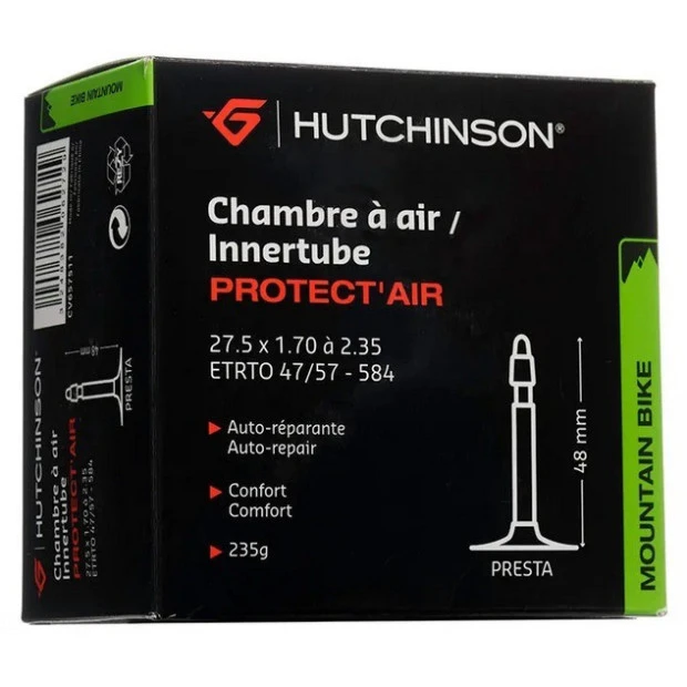 Chambre à Air Hutchinson Protect Air 27.5X1.70/2.35 - Presta 48mm 3 Chambre à Air Hutchinson Protect Air 27.5X1.70/2.35 - Presta 48mm