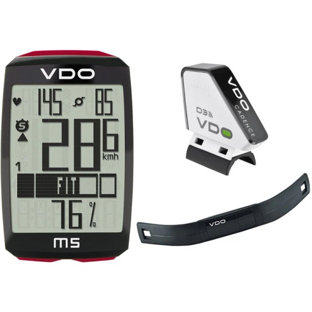 Compteur Vélo VDO M5 Sans Fil - Cardio & Cadence 3 Compteur Vélo VDO M5 Sans Fil - Cardio & Cadence
