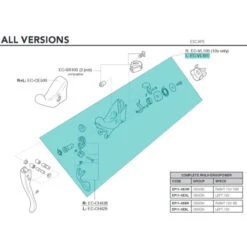 Campagnolo® Corps Mécanique Gauche Ergopower Campagnolo - EC-VL101