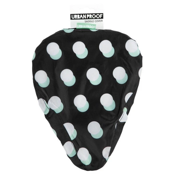 Couvre-selle Universel Urban Proof - Noir / Ronds Blancs 3 Couvre-selle Universel Urban Proof - Noir / Ronds Blancs