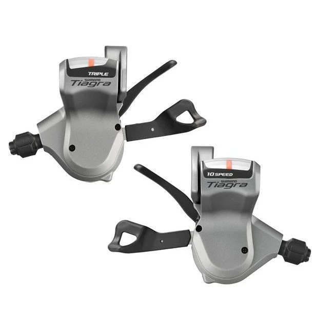 Manettes De Dérailleur Shimano Tiagra SL-4600 - Cintre Plat - 3x10 Vitesses 3 Manettes De Dérailleur Shimano Tiagra SL-4600 - Cintre Plat - 3x10 Vitesses