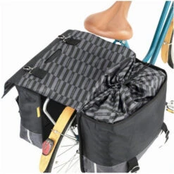 Paire De Sacoches Recyclées Urban Proof 55L Noir/Gris -Magasin De Vélos De Qualité paire de sacoches recyclees urban proof 55l noir gris 3