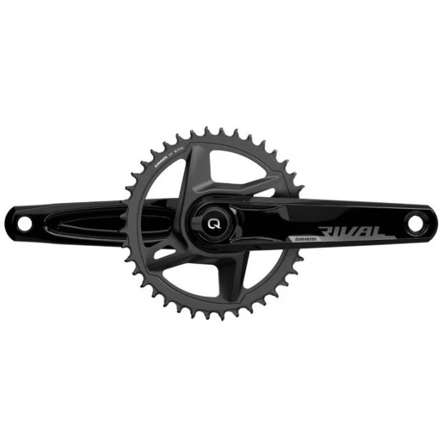 Pédalier Mono-Plateau Capteur De Puissance SRAM Rival 1X D1 Wide Quarq DUB 40D 3 Pédalier Mono-Plateau Capteur De Puissance SRAM Rival 1X D1 Wide Quarq DUB 40D