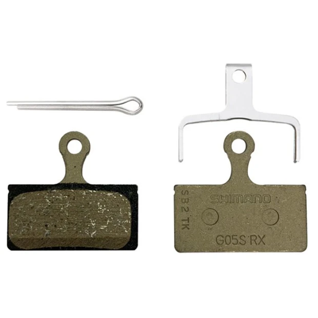 Plaquettes De Freins Shimano G05S-RX Organiques 3 Plaquettes De Freins Shimano G05S-RX Organiques