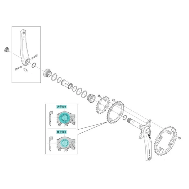 Plateau Shimano Deore XT Intérieur 32T B-Type - Y1MM98130 4 Plateau Shimano Deore XT Intérieur 32T B-Type - Y1MM98130 – Image 2