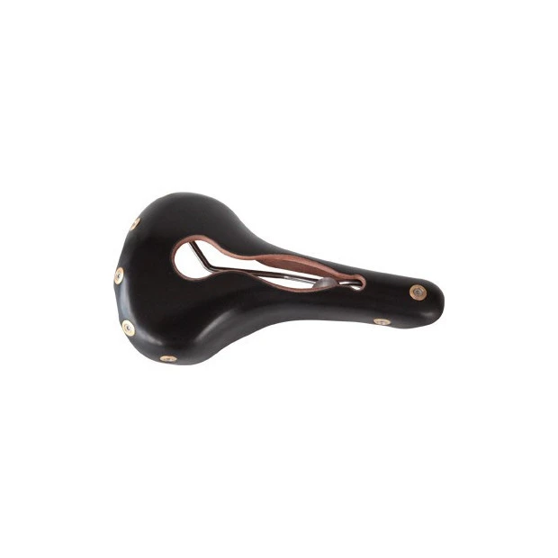Selle En Cuir Gilles Berthoud Aravis Ouverte - Noir 3 Selle En Cuir Gilles Berthoud Aravis Ouverte - Noir