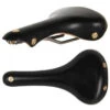 Selle En Cuir Gilles Berthoud Galibier - Noir 1 Selle En Cuir Gilles Berthoud Galibier - Noir -Magasin De Vélos De Qualité selle en cuir gilles berthoud galibier noir