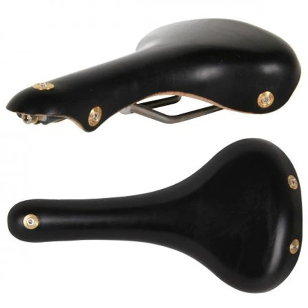 Selle En Cuir Gilles Berthoud Galibier - Noir 3 Selle En Cuir Gilles Berthoud Galibier - Noir